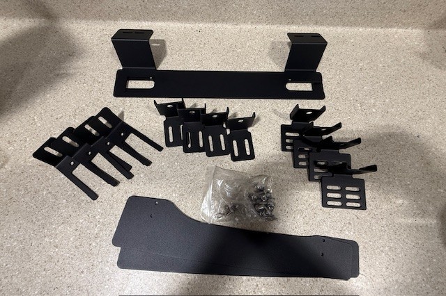 Hawk 3 Visor Led Light bar Universal Brackets LED EQUIPPED Green/White