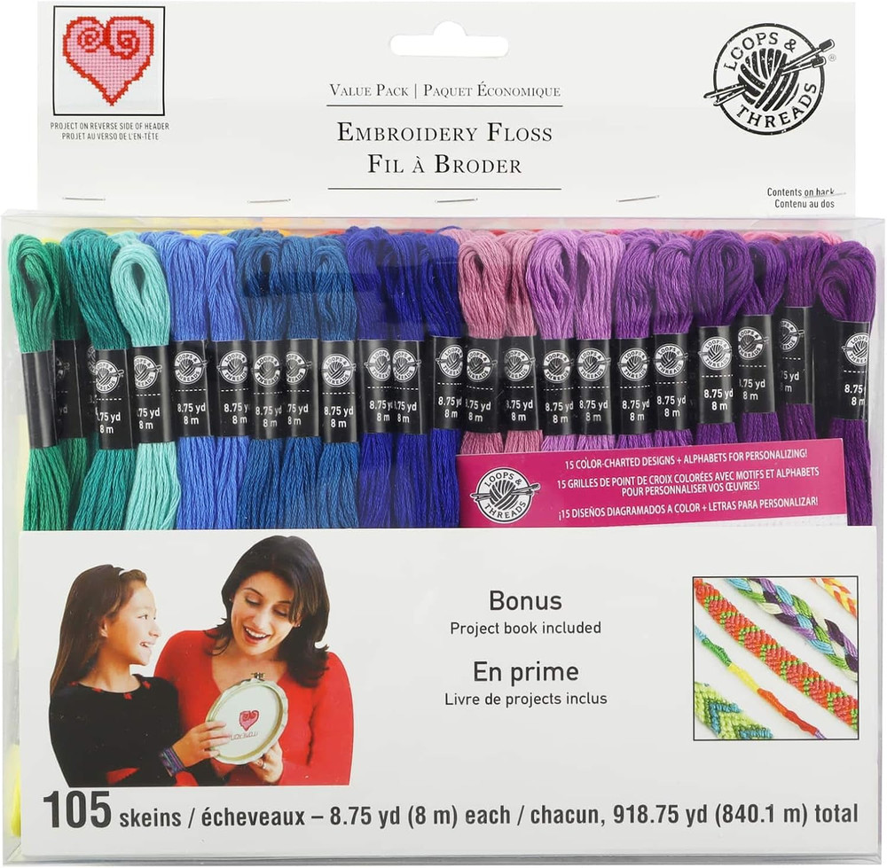 Embroidery Floss Value Pack, 105Ct.