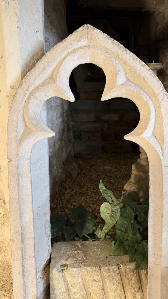 Antique Gothic Window Frame Reconstructed Frame Great Gothic Feature