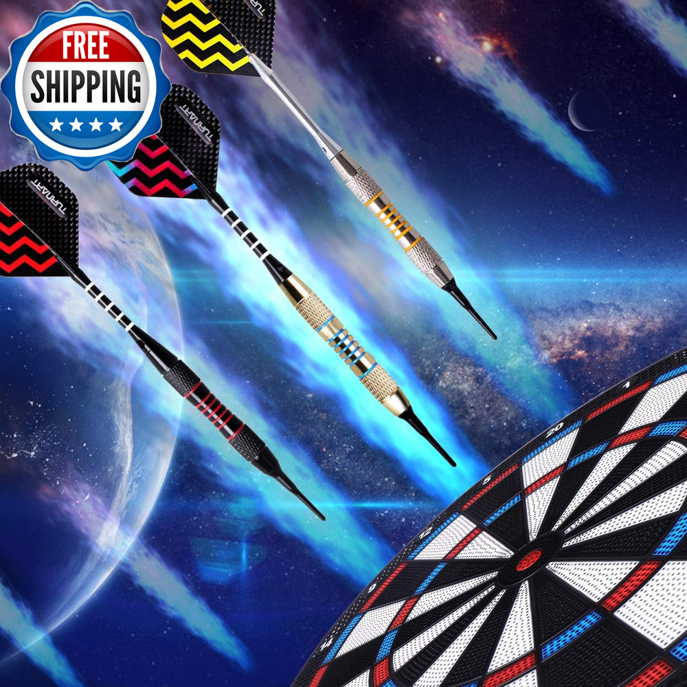 Darts Plastic Tip Professional Soft Tip Darts Set for Electronic Dartboard...