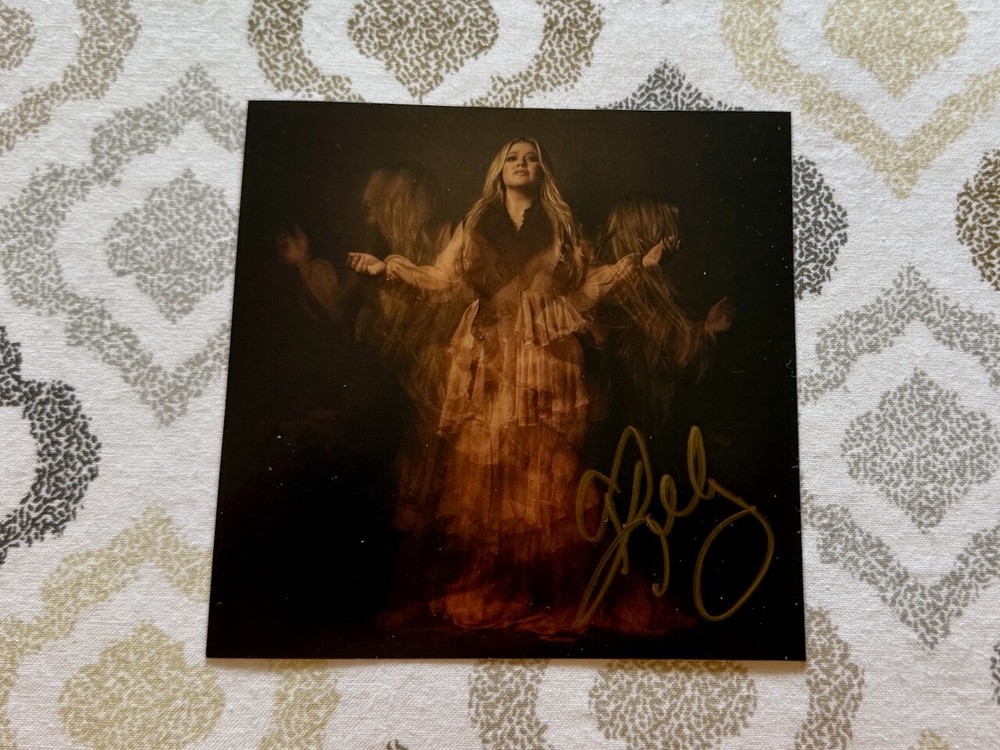 Kelly Clarkson Chemistry Signed Insert Card CD