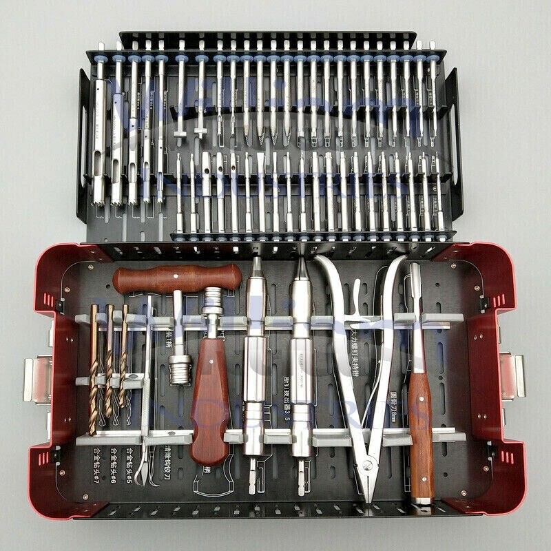 Broken Screw Removal Set Internal Fixator Extractor Orthopedic Instrument Set