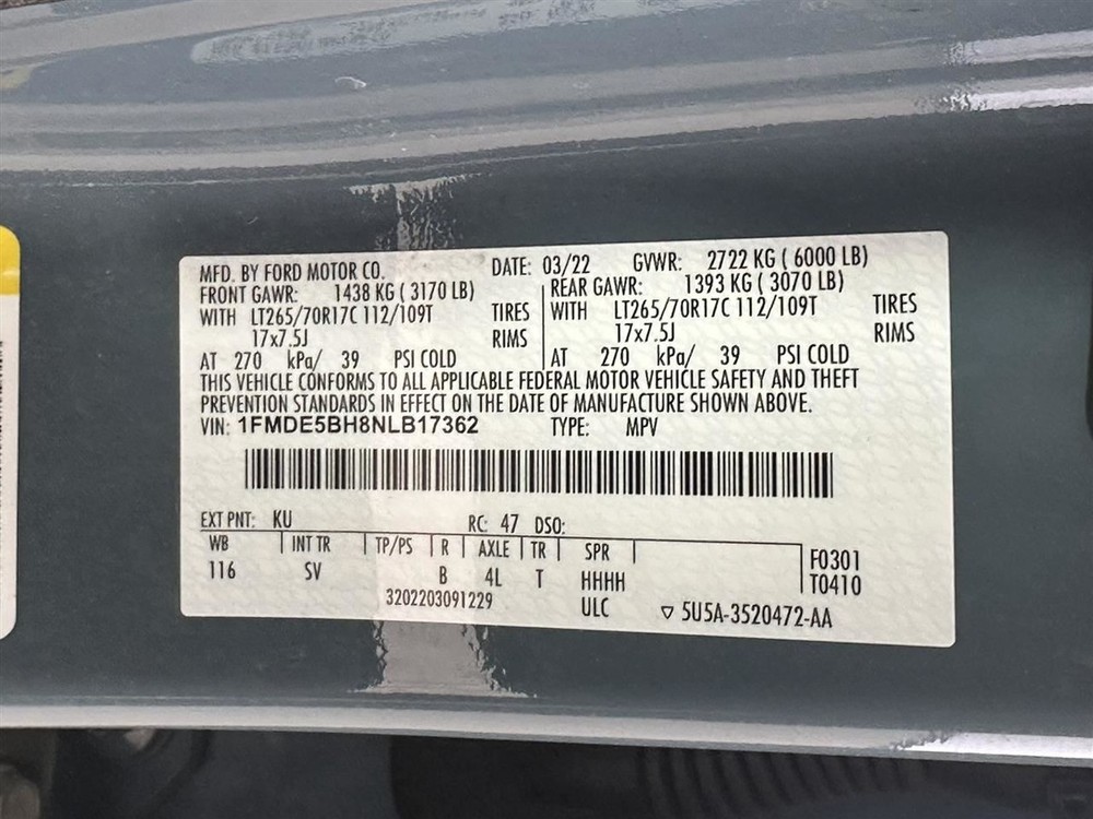 Camera/Projector Camera Windshield Mounted Fits 21-25 BRONCO 2843849