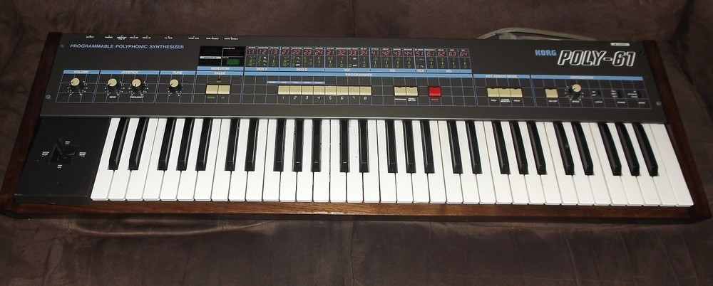 Korg Poly-61 Synthesizer Replacement Solid Walnut Chassis / Body / Case