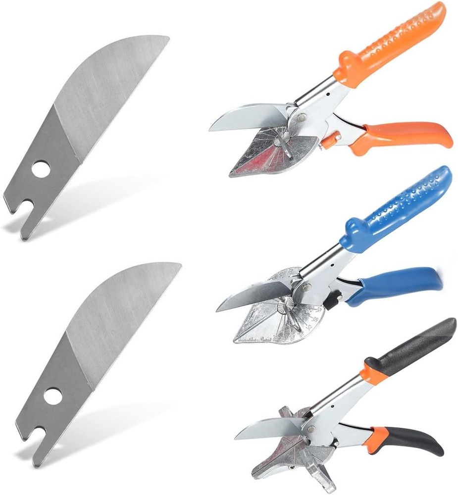 3 Pack Multi Angle Miter Shear Cutter Blade Replacement Universal Trunking...