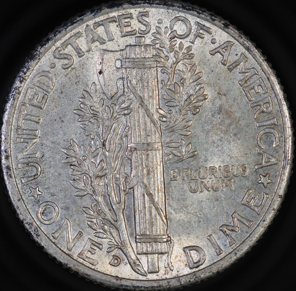 1937 D Mercury Dime Ch. BU
