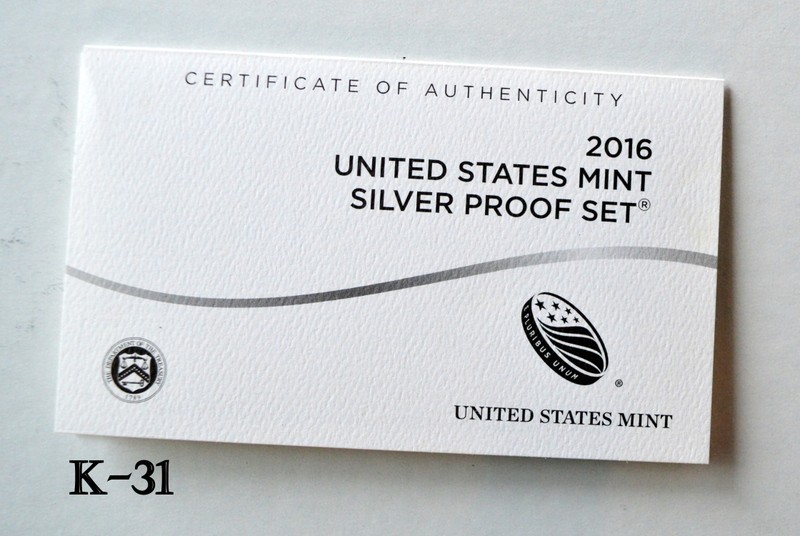 2016 US Mint Silver Proof Set (3 sets in box) (D-31)