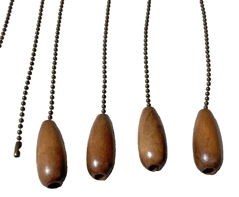 Boao: 8 Pieces Ceiling Fan Pull Chains, Walnut Color