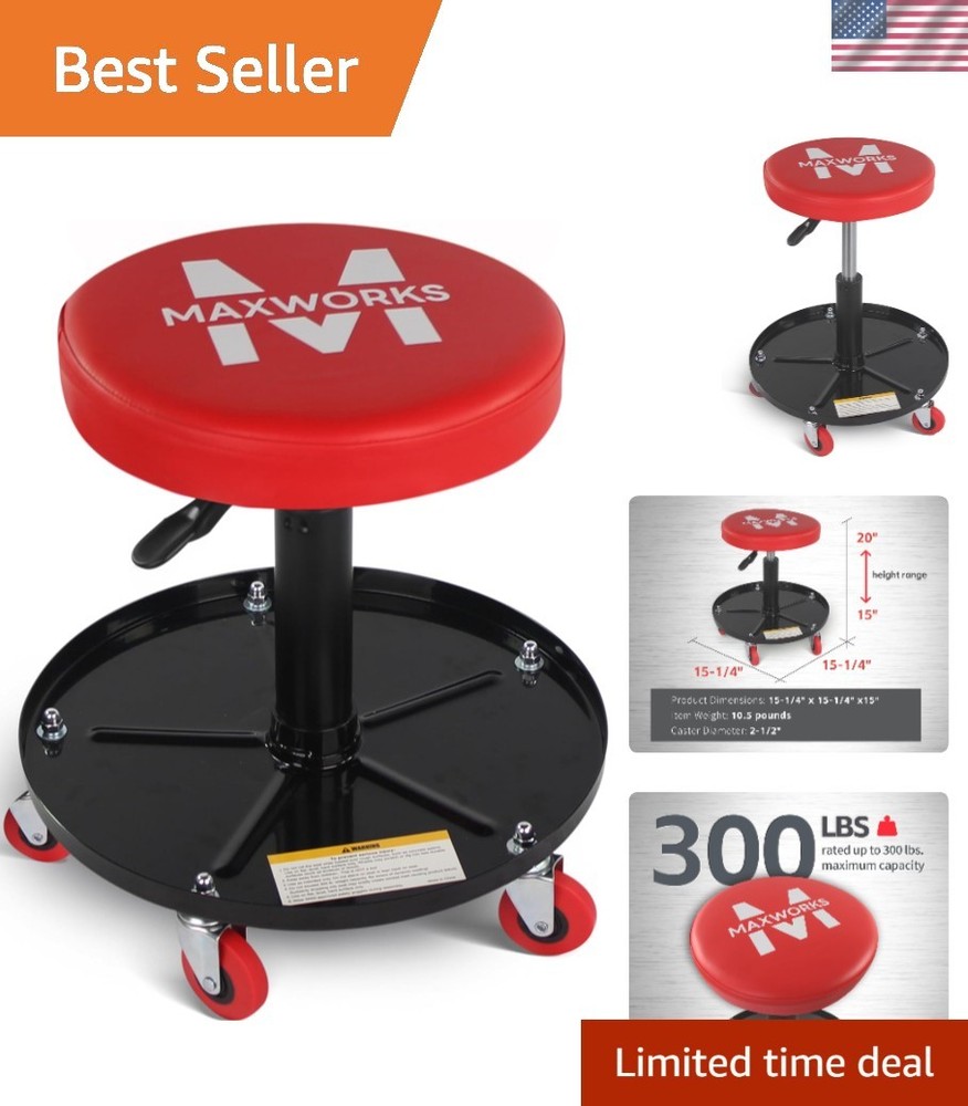 /Creeper with Adjustable Height - 300 lb Capacity