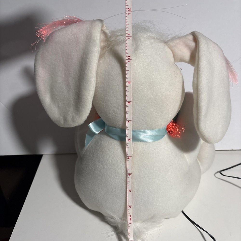 Fiber Optic Easter Bunny 11” Tall