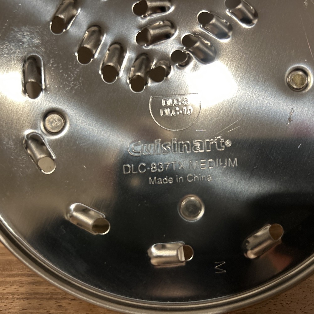 Cuisinart Prep 11 Plus Food Processor Medium Shredding Disc Blade DLC-837TX