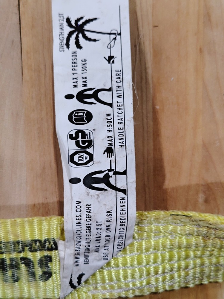 49 Ft Gibbon Classic Slackline Set