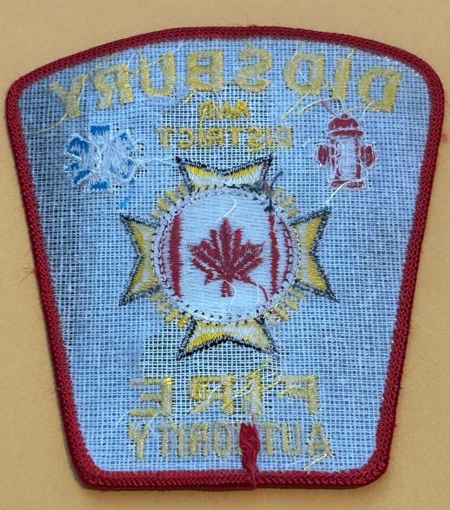 Didsbury Fire Authority & District Alberta Canada Patch Unused