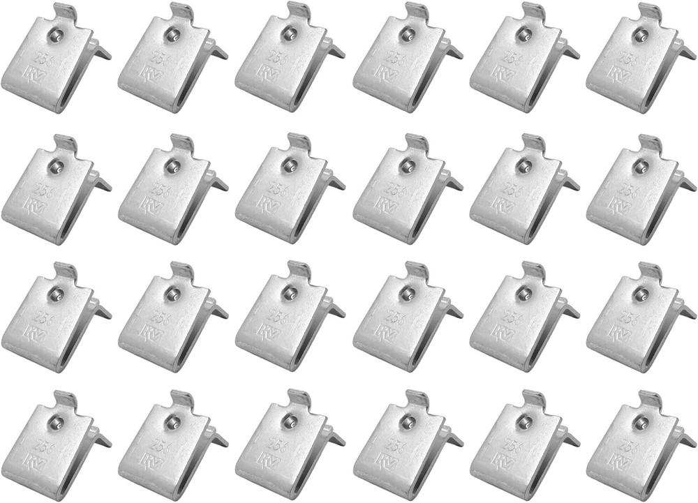 Durable Wall Mount Shelf Support Clips, 24-Piece Set - Perfect for Bookcases
