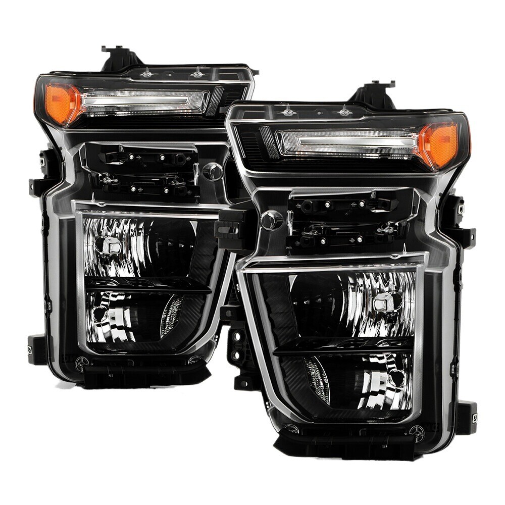 For 2020-2023 Chevy Silverado 2500HD 3500HD Halogen Type Headlights Right+Left