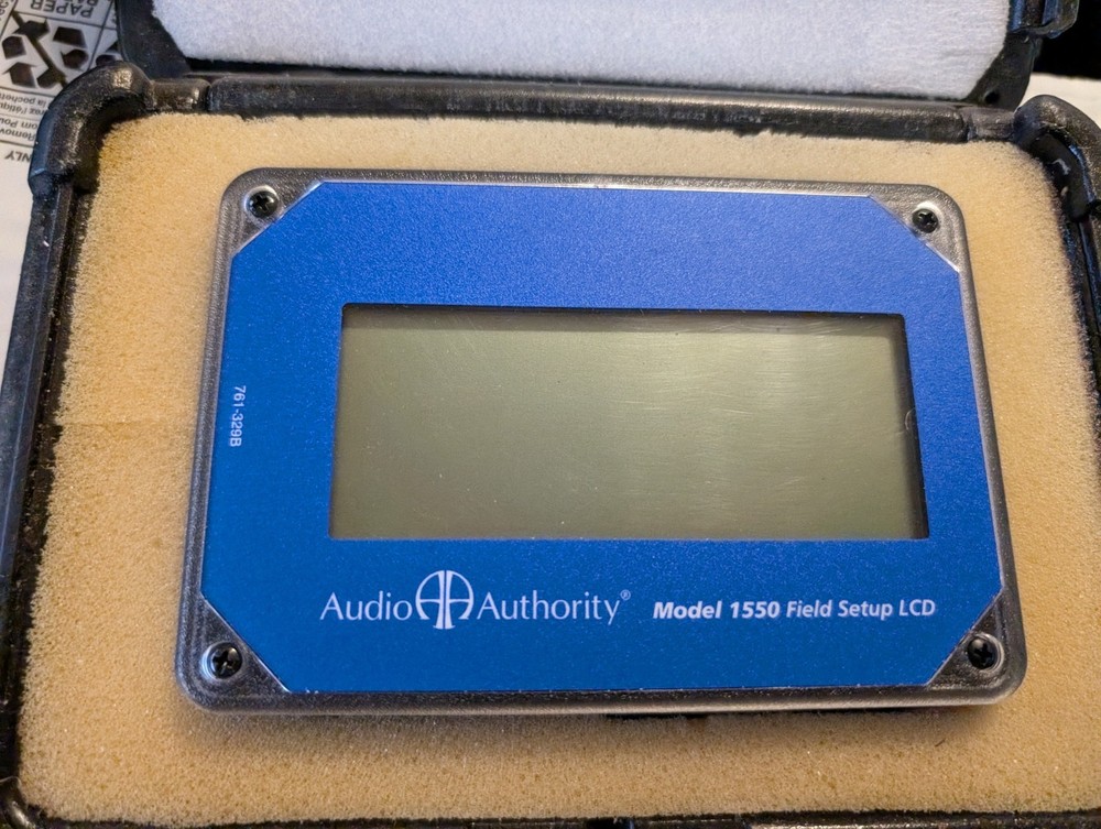 Audio Authority 1550 installer setup tool for 1500 series intercom