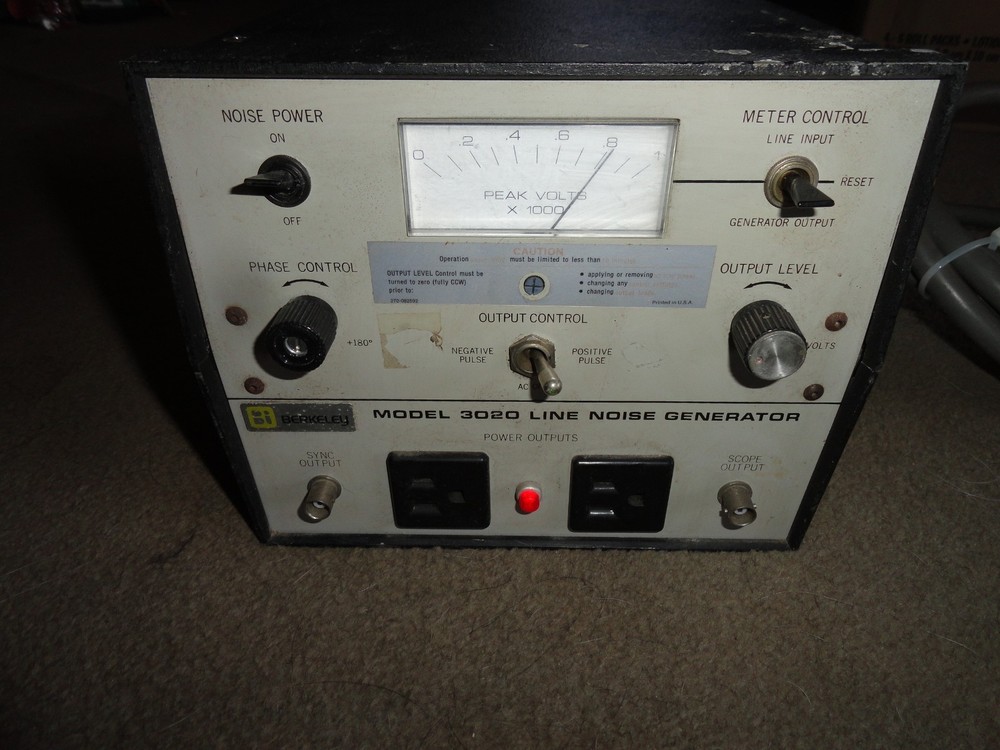 BERKELEY MODEL 3020 LINE NOISE GENERATOR