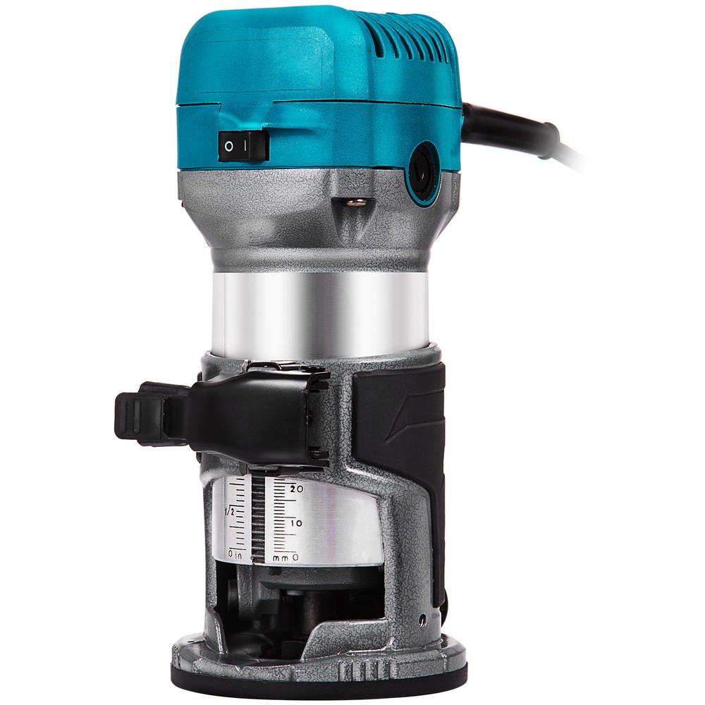 VEVOR 800W Max Torque Variable Speed 30,000RPM Compact Router with Collets