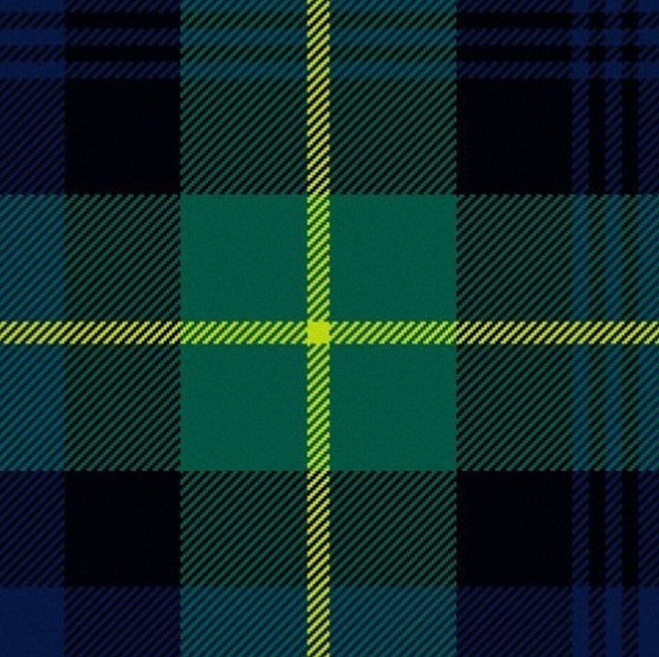 WW2 British Army  Gordon Highlanders tartan patch badge back TOS cap hat TYPE 2