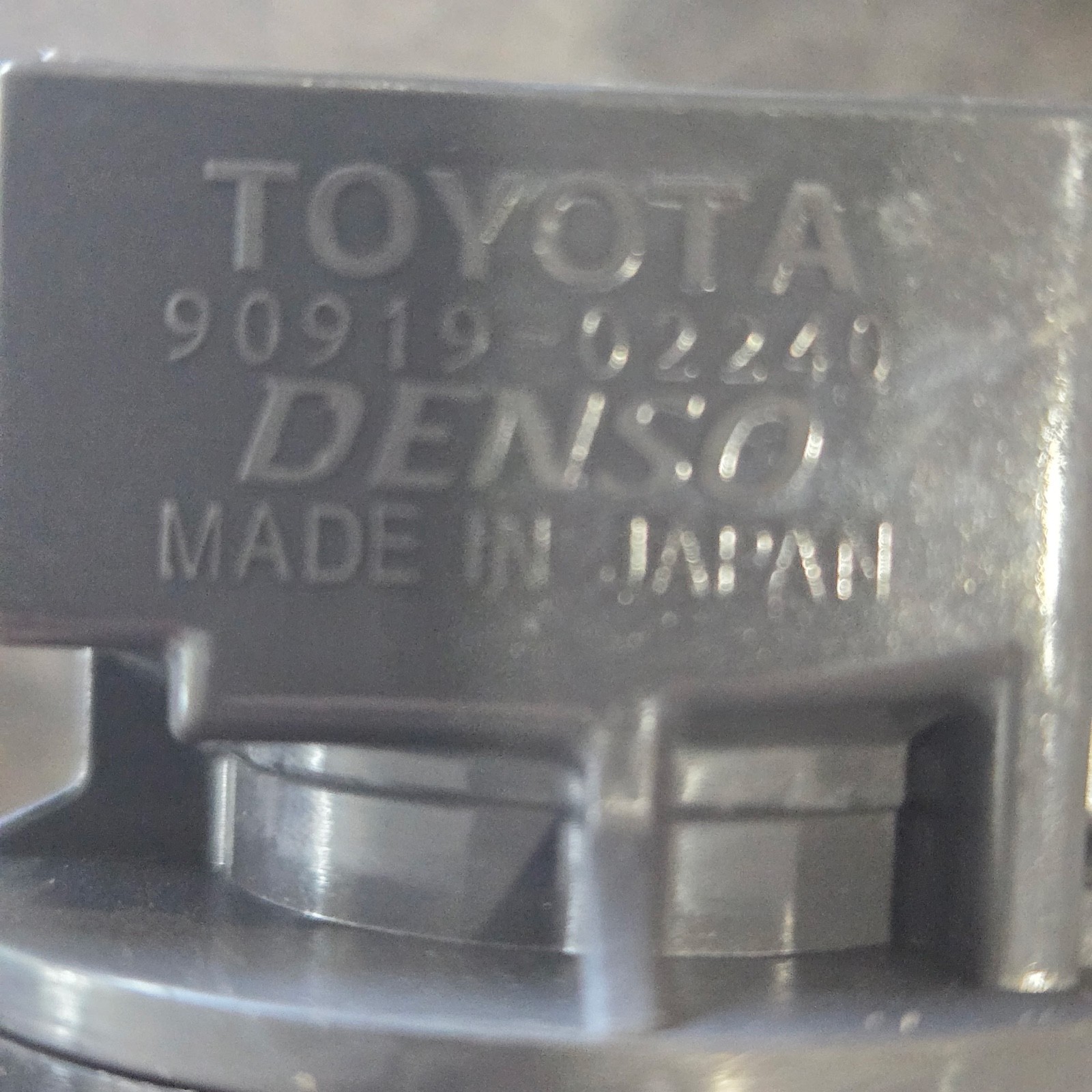 2 pack of Toyota on the plug coil, Denso 90919-02240 made in Japan.