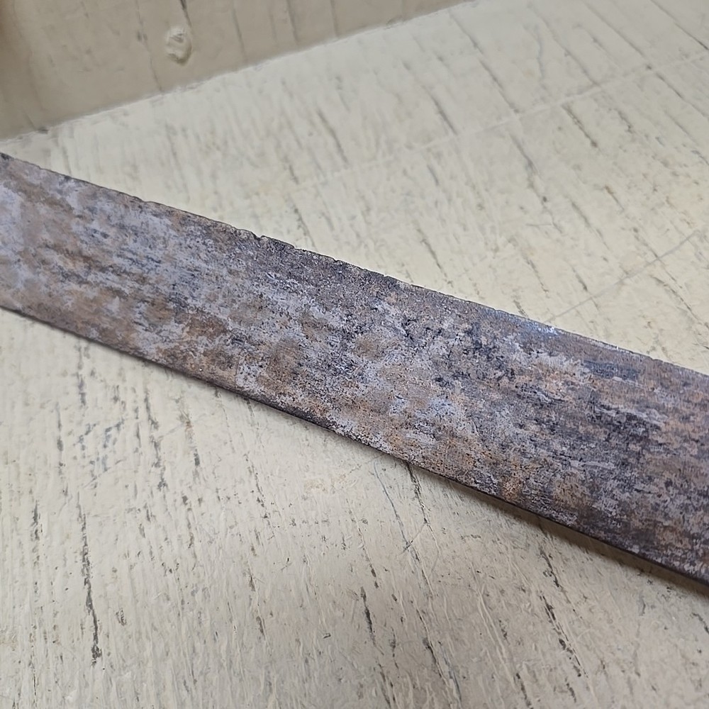 Vintage 18 Inch Hand Tool Hooked Blade Wood Handle Rustic Utility Tool