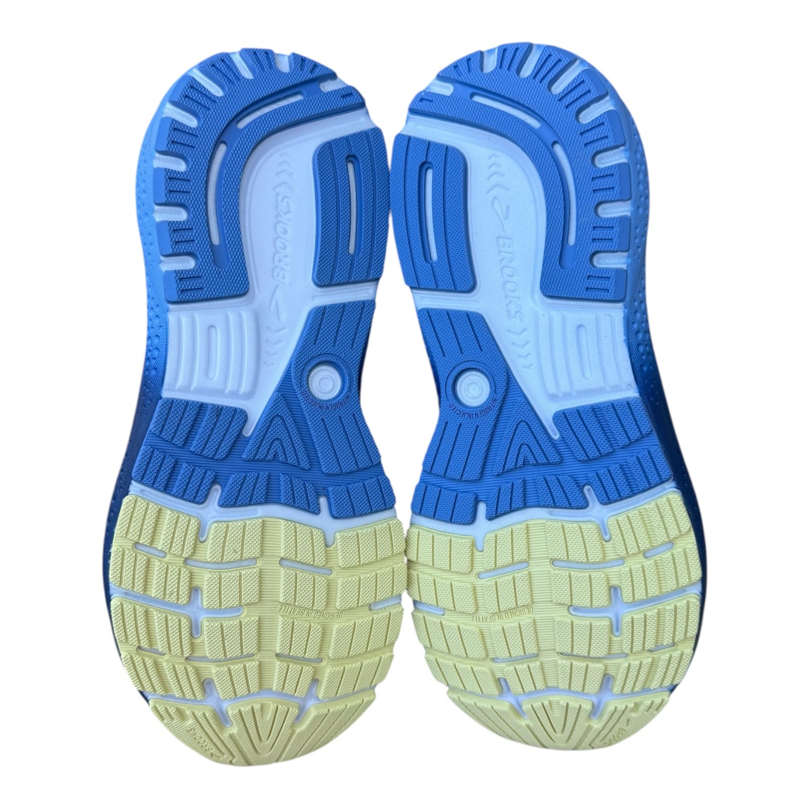 Women's Brooks Ghost 16 Haze/ Blueprint/ Peach 120407 1B 182 Running Shoes