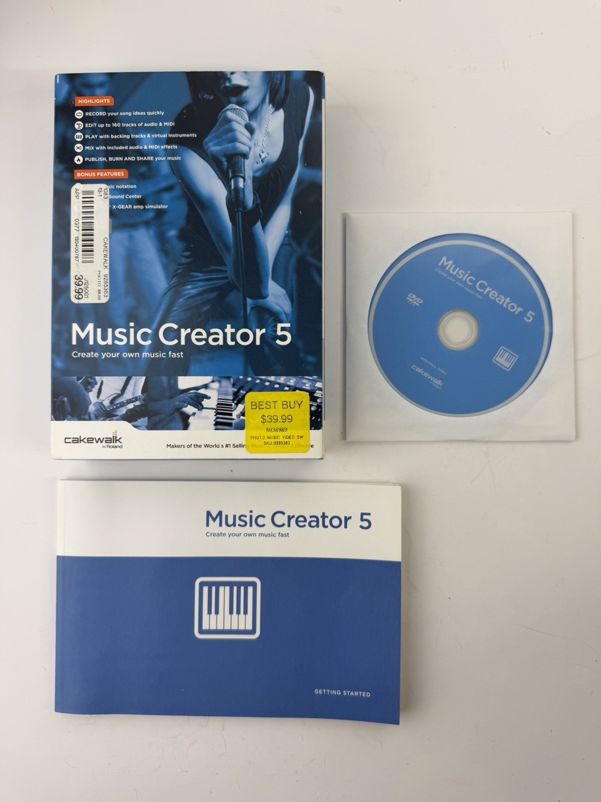 Music Creator 5 / Cakewalk By Roland PC Home Recording Software