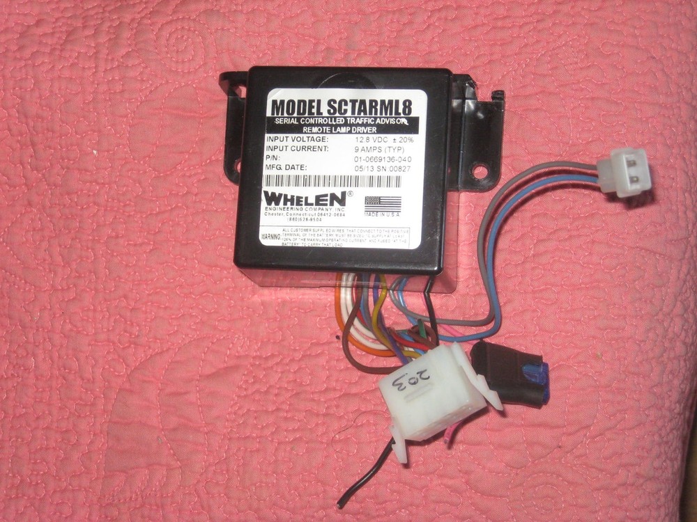 Whelen B-Link serial Traffic Arrow controller SCTARML8 NIB