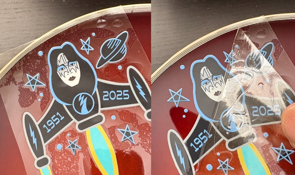 Ace Frehley Spaceman Rocket Ride UV DTF Tribute Sticker