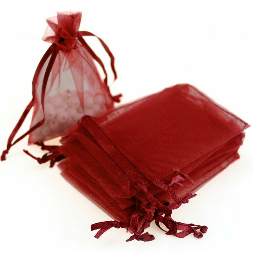New "4x6" Drawstring Organza Bags Jewelry Pouches Wedding Party Favor Gift Bags