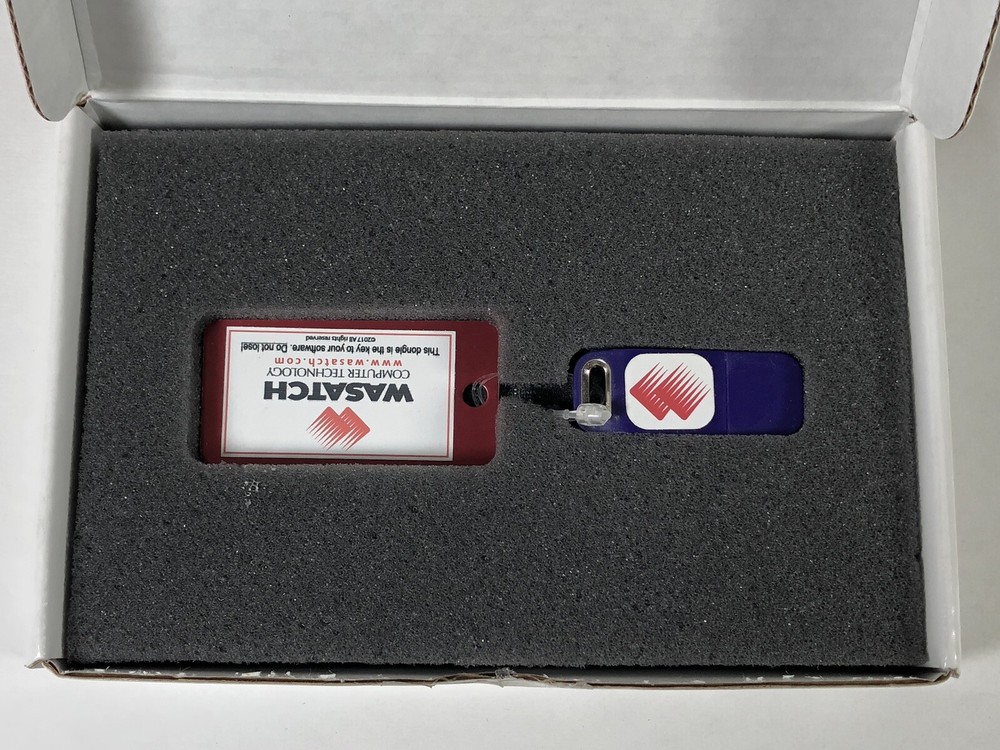 NEW WASATCH SoftRIP LABEL EDITION SOFTWARE SECURITY KEY DONGLE EPSON COLORWORKS