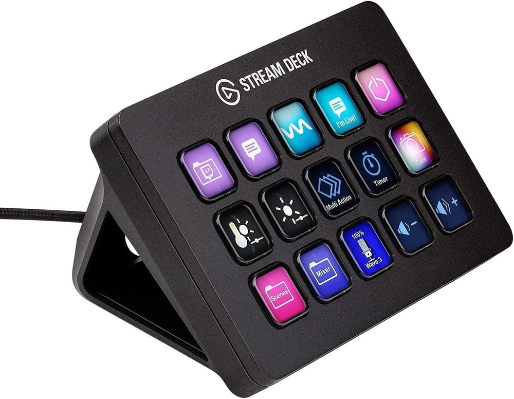 Stream Deck MK.2 - One-Touch 15 Key Controller for Streamlined Content Creation