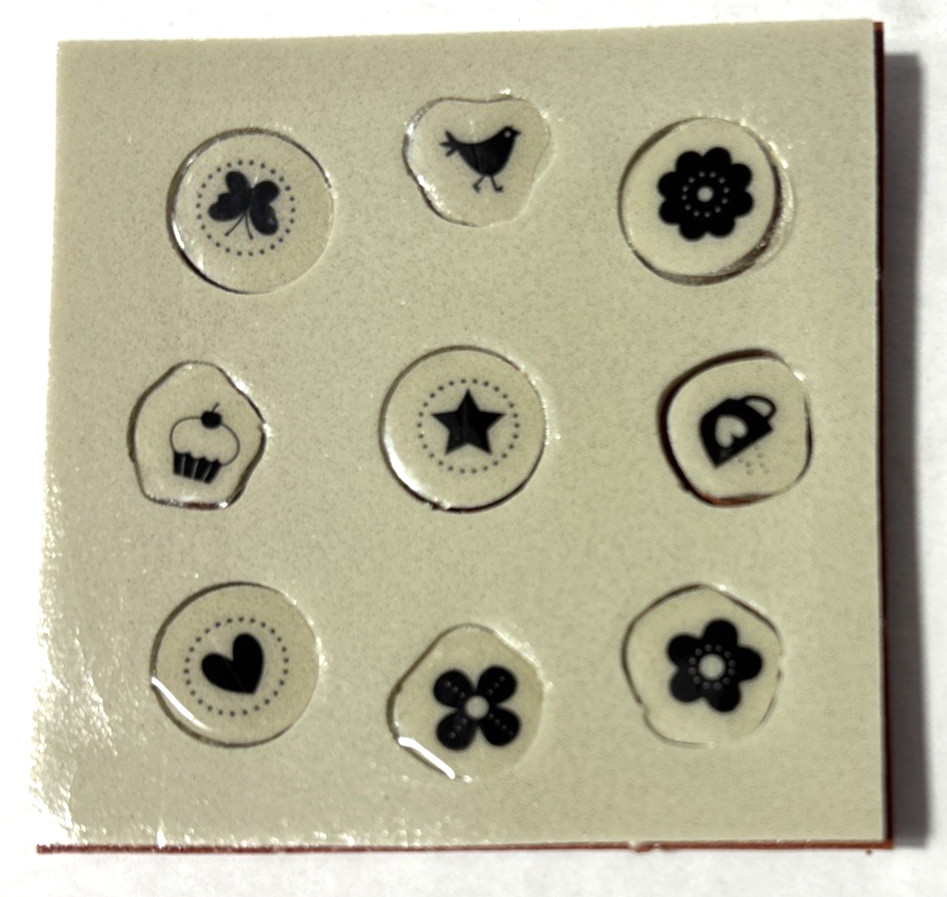 Stampin Up Itty Bitty Bits Retired 9 Piece Stamp Set