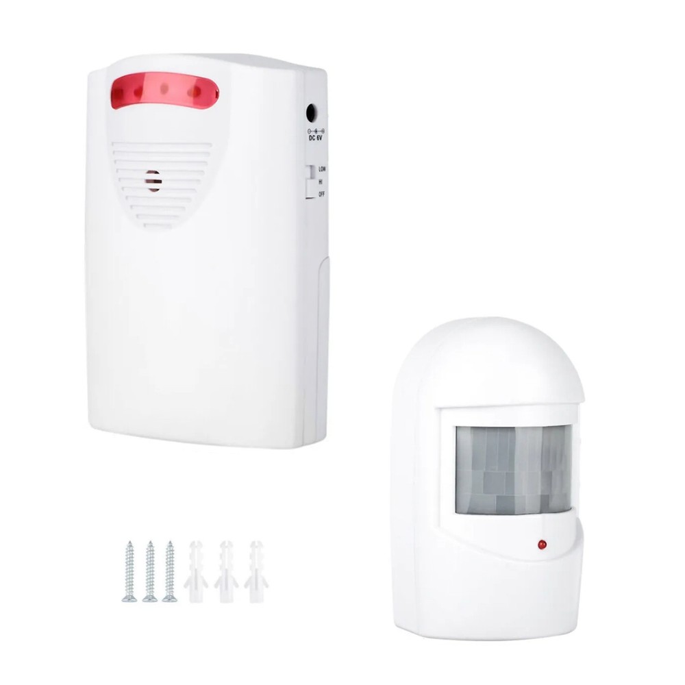 New 110db Infrared Motion Sensor Home Garage Alert Security System