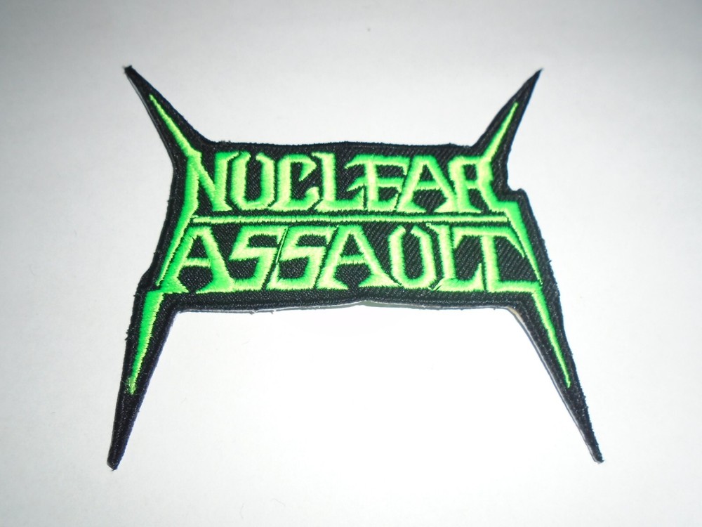 NUCLEAR ASSAULT THRASH METAL IRON ON EMBROIDERED PATCH