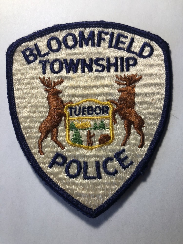 Bloomfield Township Michigan Police Patch
