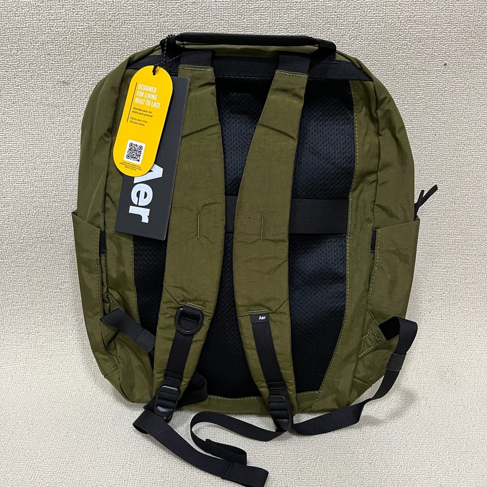 Aer Go Pack 2 (20L) Olive Packable Travel Backpack Lightweight 16" Laptop BNWT
