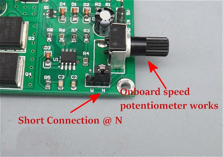 DC 5-18V PWM Motor Speed Controller Board Module Adjustment Potentiometer