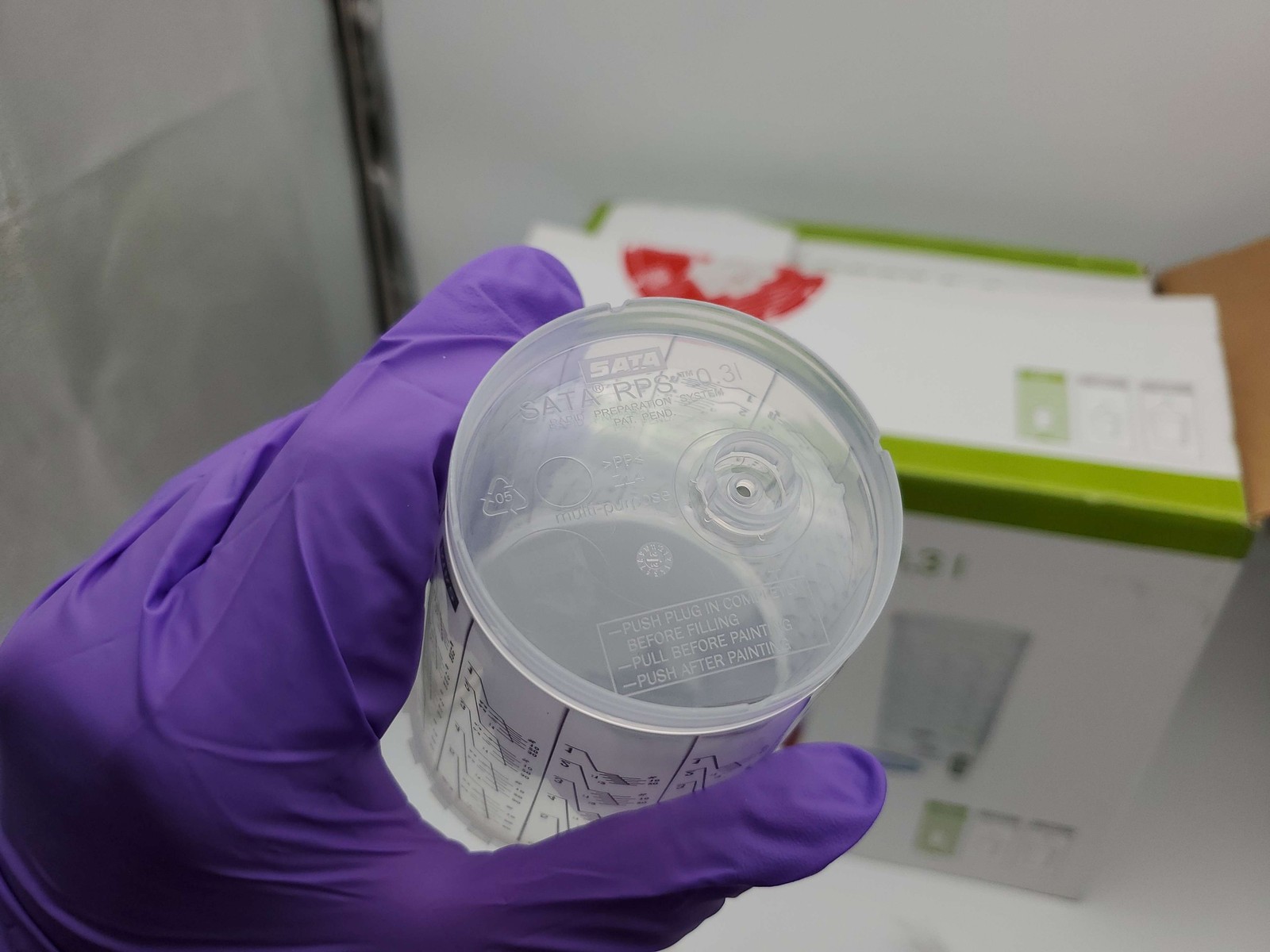 SATA 1010420 Paint Cups 0.3L Lids & 125 Micron Sieves 100 EA for SATAjet 5000 B