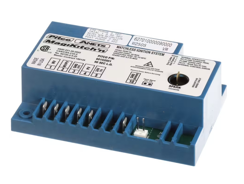 Pitco 60108601 Replacement 24V Ignition Control Module - Free Shipping!