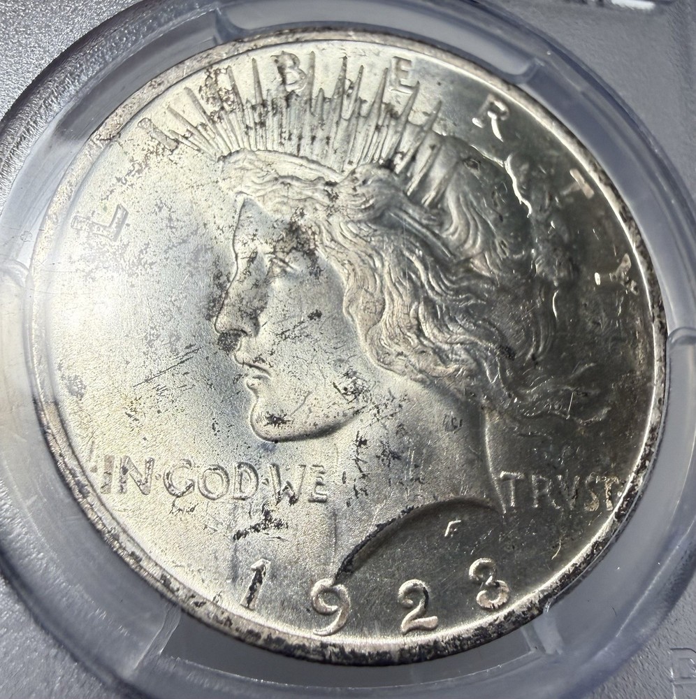 1923 Peace Dollar PCGS MS64 Silver Coin $1