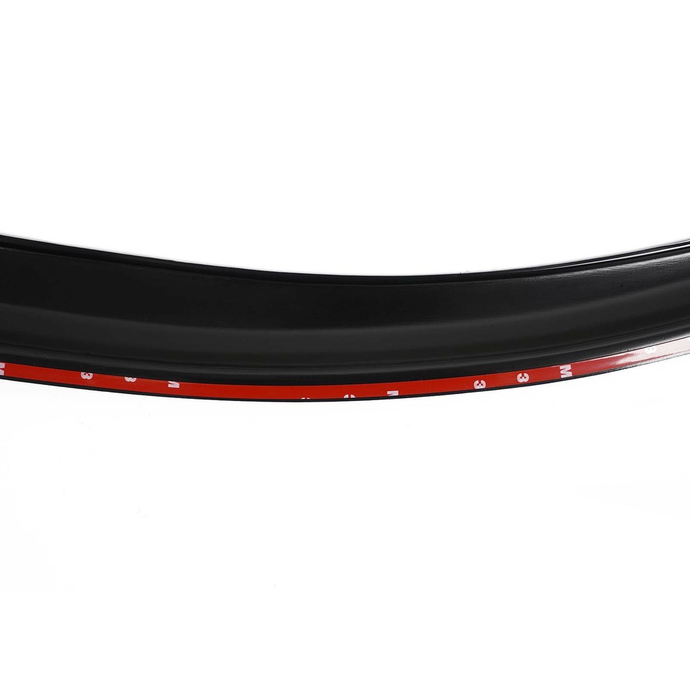 2014-2018 Chevy Silverado 4DR Crew Cab BLACK Door Vent Visors Window Rain Guards