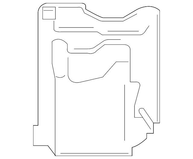 Genuine Ford Blind Spot Detection System Warning Sensor Bracket FL3Z14D189B