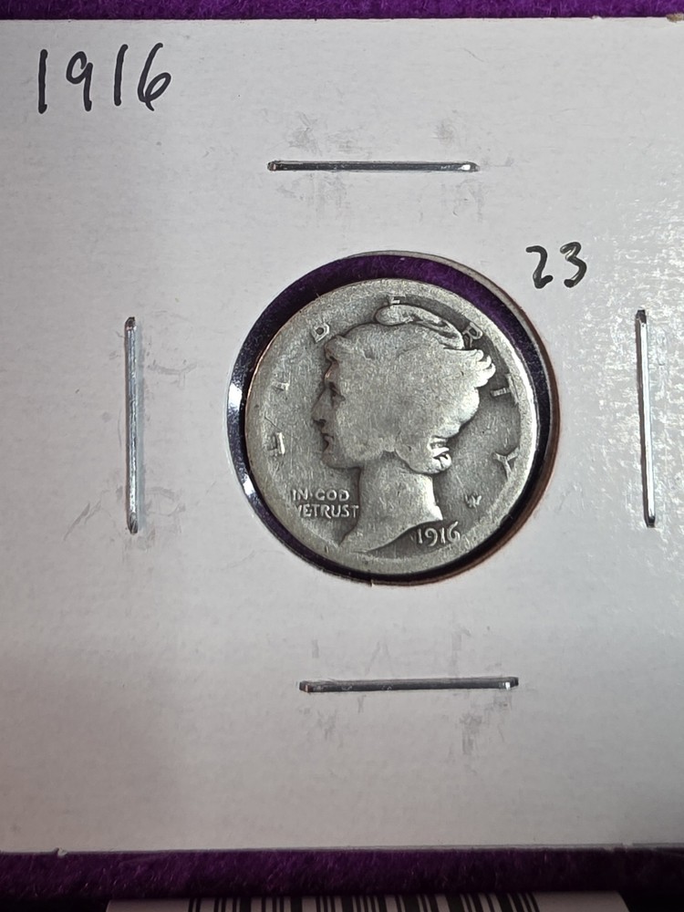 1916-P Mercury Dime