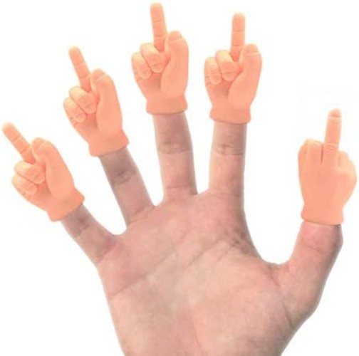 Fun and Realistic Finger Hands Set - 10 Tiny Puppets for Endless Laughter