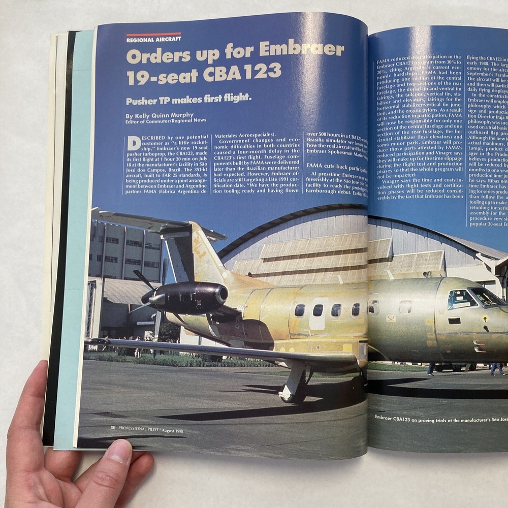 Professional Pilot - August 1990 Issue