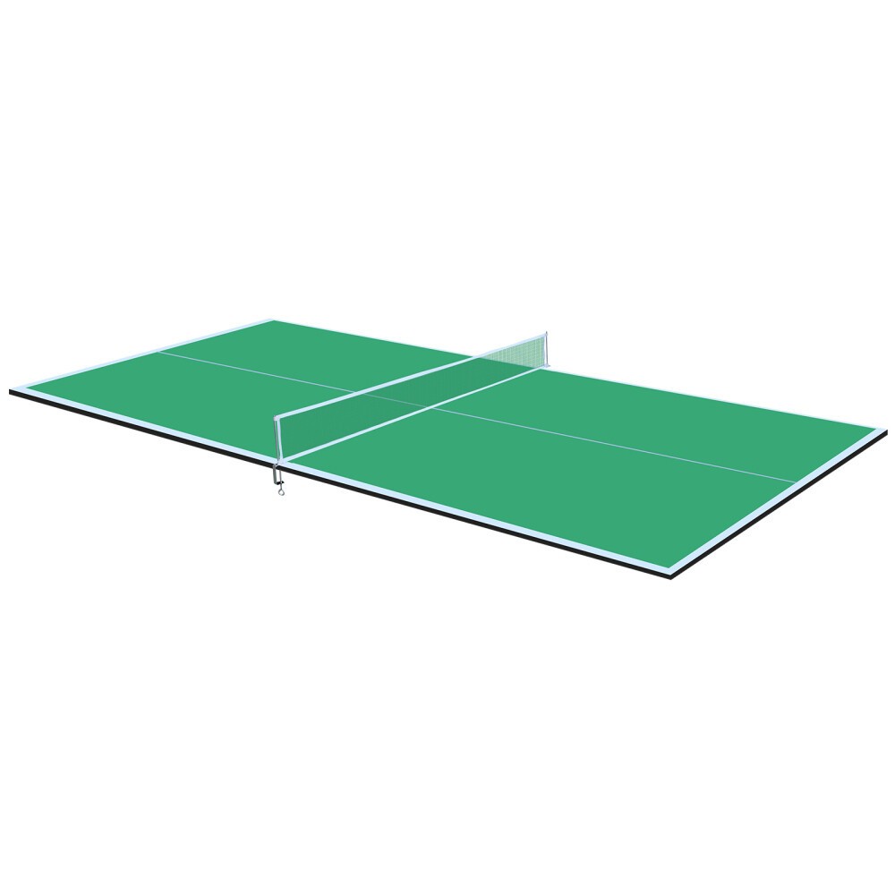 8ft Mid-Size Ping Pong Conversion Top Foldable & Portable Table Tennis Table Top