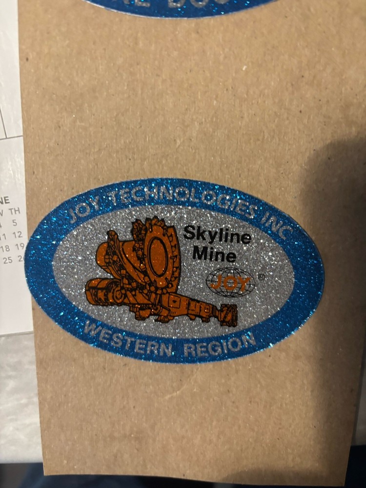 Joy Coal Mining stickersNICE OLDER ONE