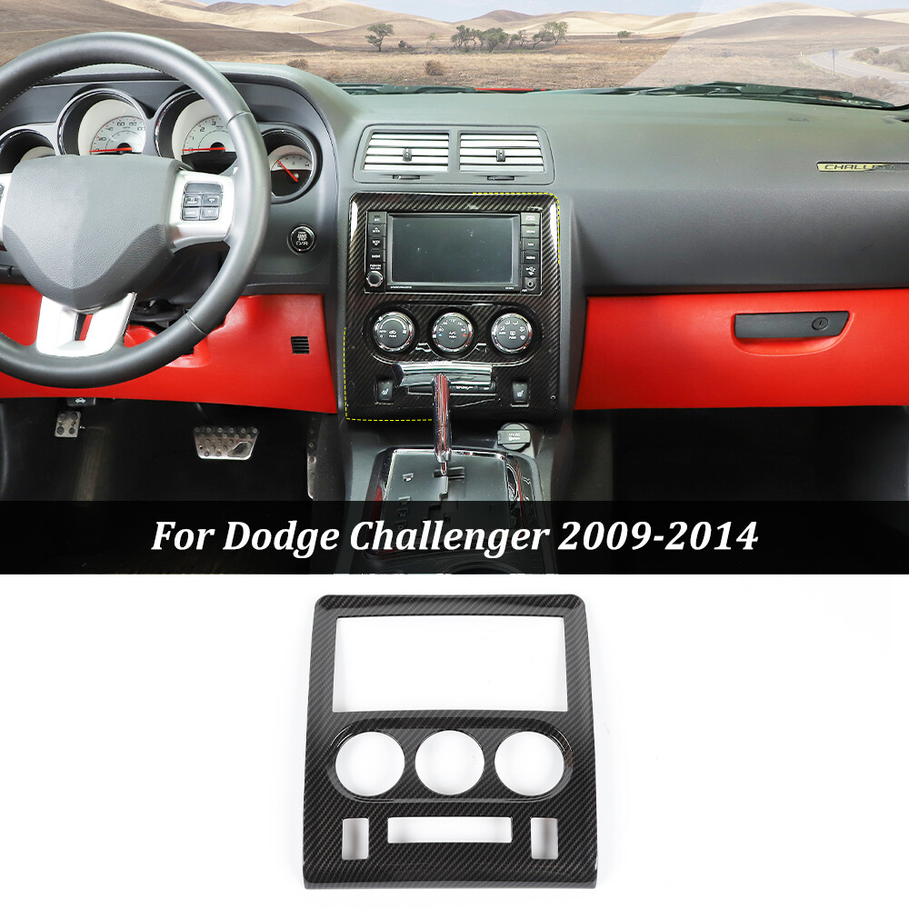 For Dodge Challenger 09-14 Carbon Full Decor Center Console Panel Cover Kit,16pc