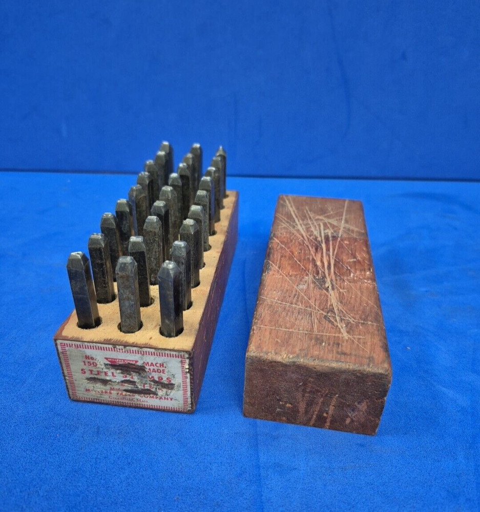 Millers Falls 1/8" Letter Stamp Set